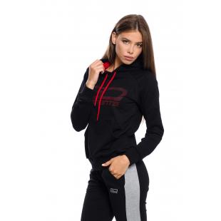 Дамски суитшърт от мека и топла материя, подходящ за ежедневието.